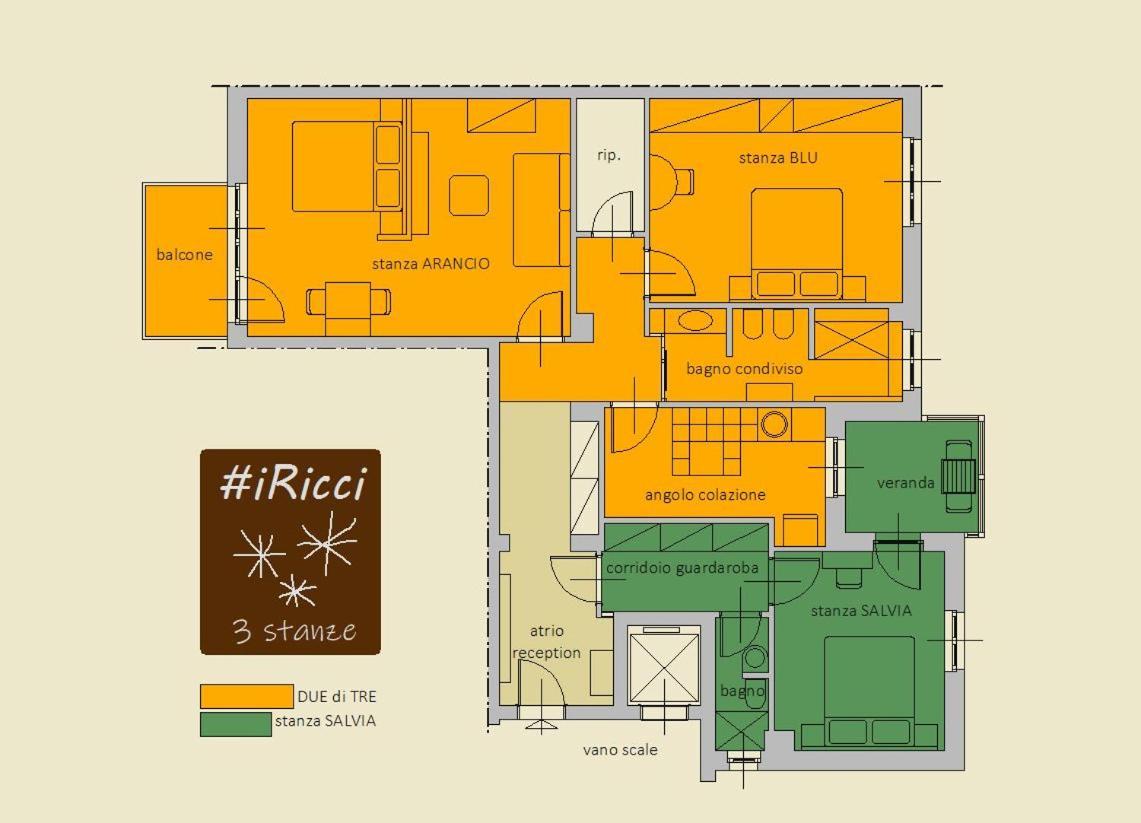 #Iricci3Stanze Hotel มอนฟัลโกเน ภายนอก รูปภาพ
